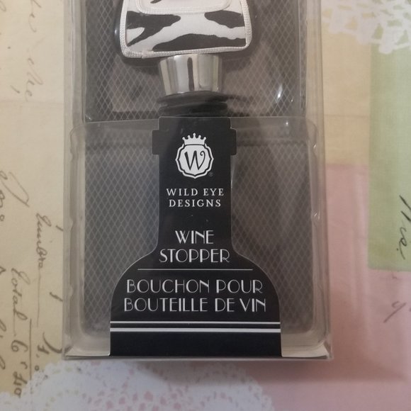 Zebra Purse Wine Stopper - Picture 3 of 7